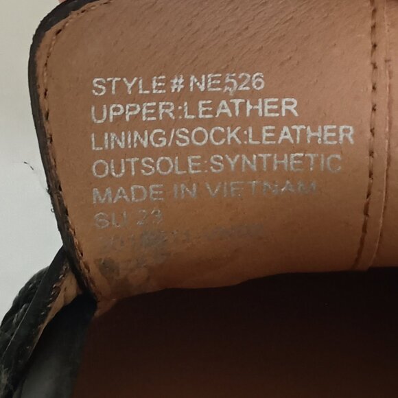 Madewell Leather Lug Loafers Black Style NE526 Women’s Size 6 Excellent Like New - Picture 13 of 15